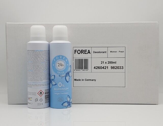 Deodorant Women Sensitive Care, déodorant femme sensible 200ml - Made in Germany - Forea