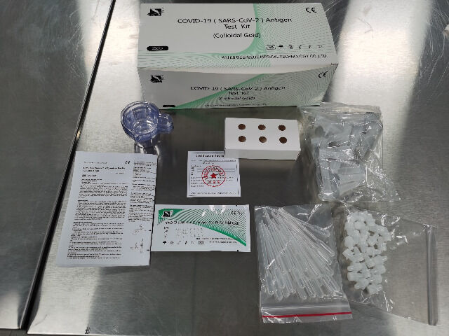 Deepblue Covid-19 Corona Schnelltest Speicheltest Spucktest für medizinisches Fachpersonal Selbsttest