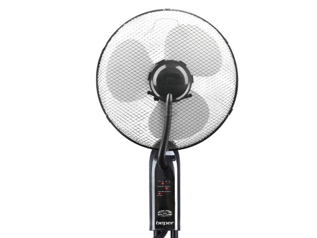 beper Standventilator mit Luftbefeuchtungs-Funktion Kaltluft Ventilator Wasser Zerstäuber Vernebler Sprühvernebler Verblerfunktion