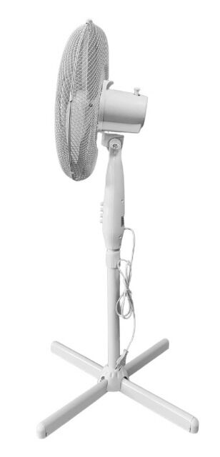 Ecolle 79702 Standventilator 40cm Durchmesser 45 Watt Rotation 3 Stufen Ventilator Kühle Frische Luft Sommer 