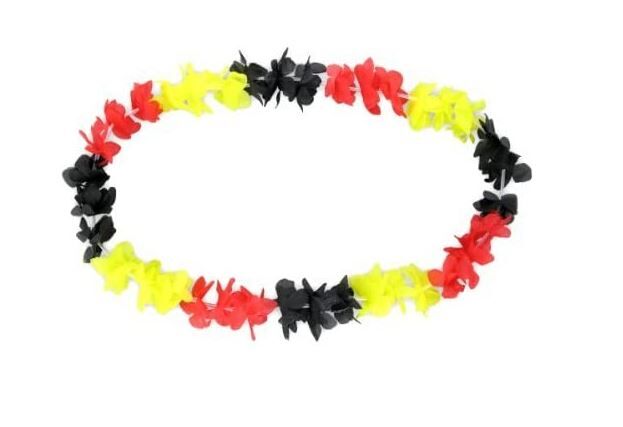 AMSCAN Hawaii Kette Blumen Kette in Deutschland Motiv 1 m, zur WM