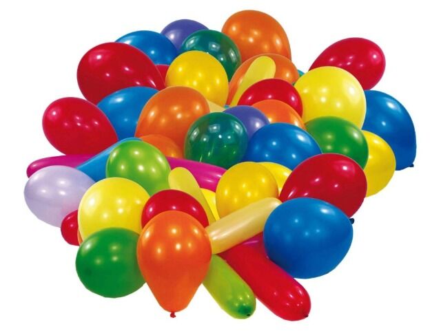 Luftballons von Amscan / Everts , farblich sortierter 10er-Pack  für Party Geburtstag