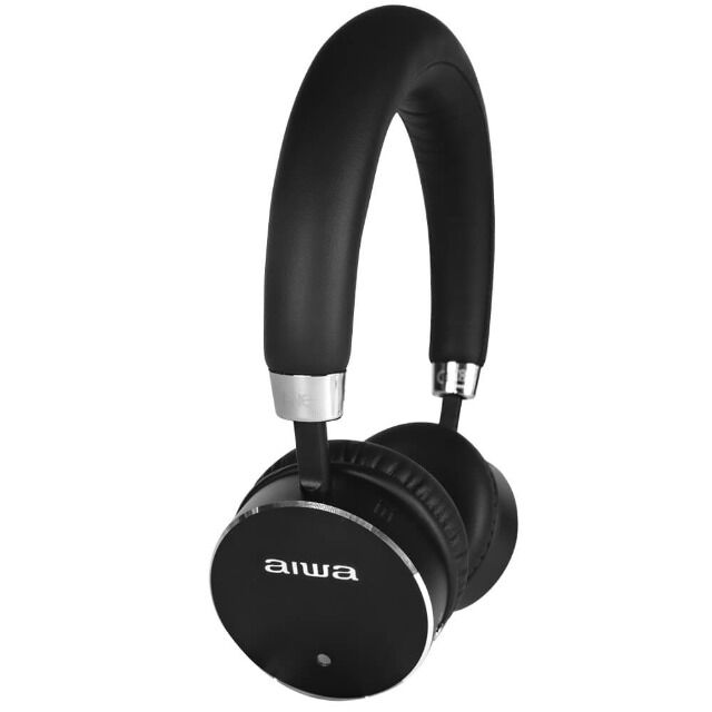 Aiwa HSTBTN-800BK Bluetooth Over-Ear Kopfhörer schwarz kabellos ANC Geräuschunterdrückung Headset Audio HiFi