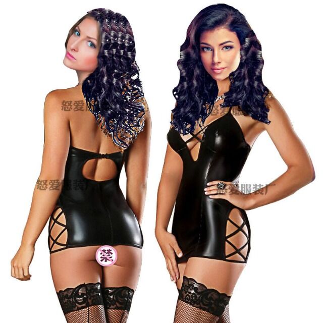 Dessous - Sexy Lingerie - Wetlook dress  in Super Verpackung - Erotik - TL116 Size M/L - Body Pleasure