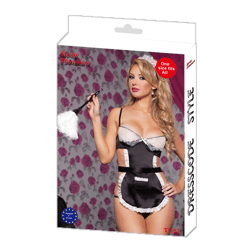Dessous - Sexy Lingerie - Role play in Super Verpackung - Erotik - TL91 - Size One size fits most - Zimmermädchen