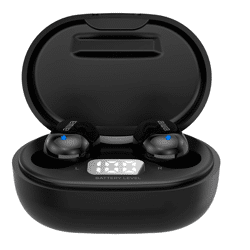 Aiwa EBTW-150BK schwarz Drahtlose Kopfhörer Bluetooth 5.0 10M In-Ear ANS Voice Assistant TWS Ladebox Ohrhörer Headset Freisprechfunktion