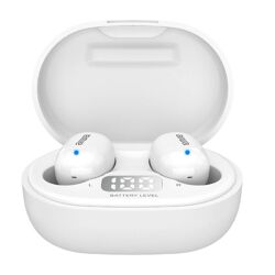 Aiwa EBTW-150WT weiß Drahtlose Kopfhörer Bluetooth 5.0 10M Reichweite ANS Voice Assistant TWS In-Ear Ohrhörer Headset Freisprechfunktion