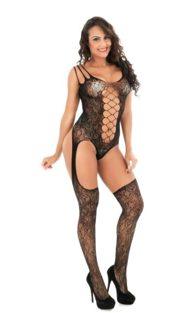 Dessous - Sexy Lingerie - Sexy Bodystocking in Super Verpackung - Erotik - TL73 - One Size fits most - Body Pleasure