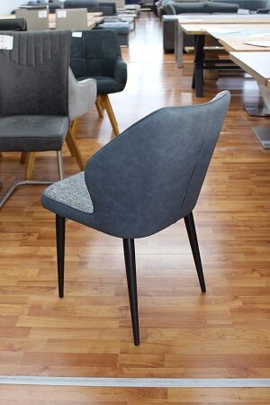 Stuhl Stühle Esszimmerstuhl + 4 Fuß Metall Gestell