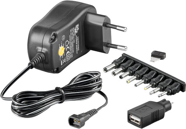 EcoFriendly Universal Netzteil 1000 mA 3-12 V mit 8 DC + 1 USB Adapter Netzstecker