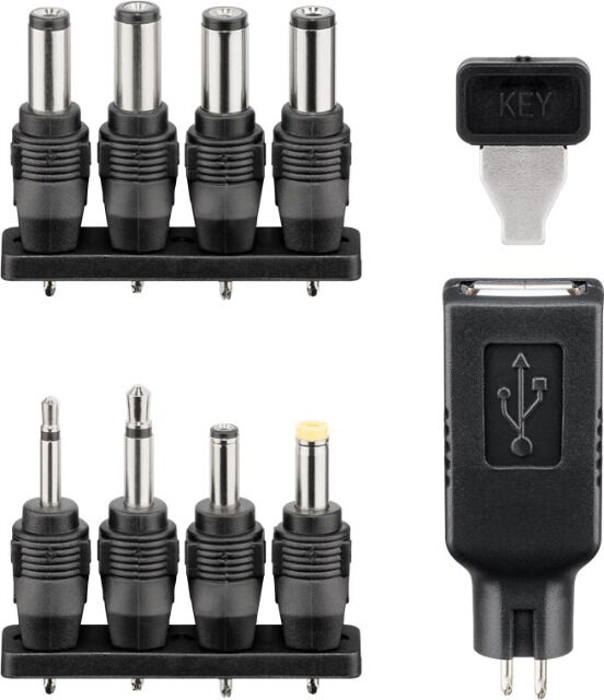 EcoFriendly Universal Netzteil 1000 mA 3-12 V mit 8 DC + 1 USB Adapter Netzstecker