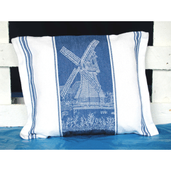 Kissenbezug Kissenhülle Maritim Windmühle ca. 30 x 40 cm