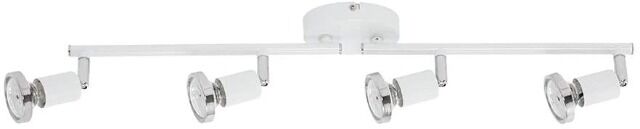 Briloner Leuchten LED Deckenleuchte 4-flammig, Weiß, 4x 4 Watt, GU10, Strahler