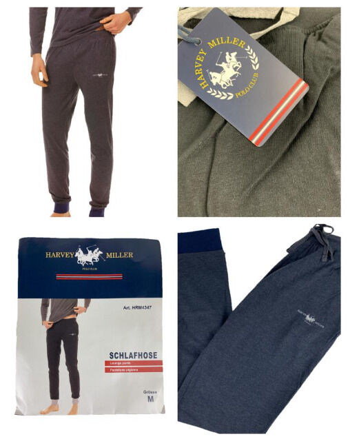 Harvey Miller Herren Hose Jogging Schlaf Training