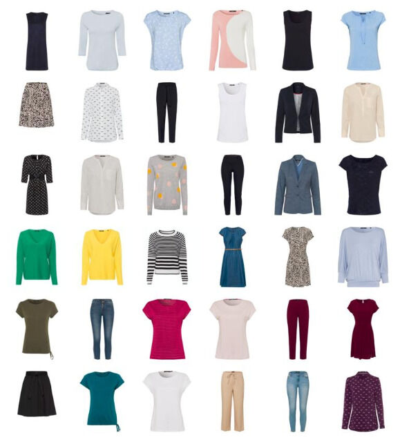 Zero Kleidung Mode Damen Textilien Mix