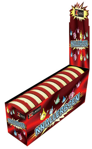 10 große Knallerbsen in der Dose, im 10er Display, KLASSIKER für Silvester oder jede Party