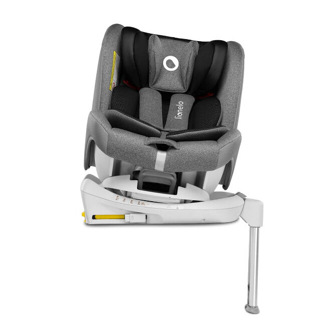 Lionelo Braam Stone Kindersitz Isofix und Stützfuß oder Autogurte Kindersitz Auto 0-36 kg Autositz
