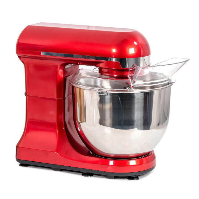 Topmatic PKM-1400.2 Rot Solo Multifunktionsmixer 1400W 5 Liter Küchenmaschine Knetmaschine