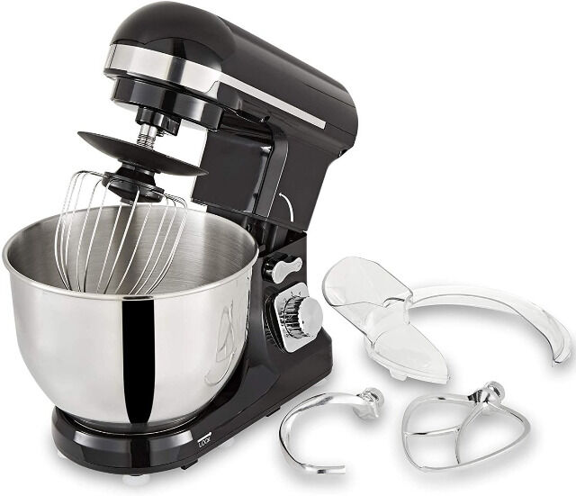 Topmatic PKM-1400.2 Schwarz Solo Multifunktionsmixer 1400W 1400 Watt 5 L Küchenmaschine Teigmaschine Knetmaschine