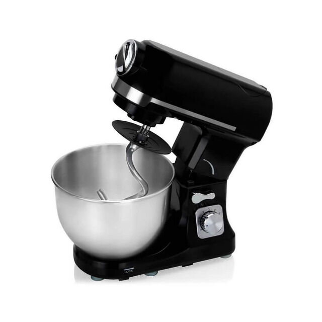 Topmatic PKM-1800.1BG Schwarz Multifunktion Mixer 1800W Teigmaschine Fleischwolf Küchenmaschine Knetmaschine