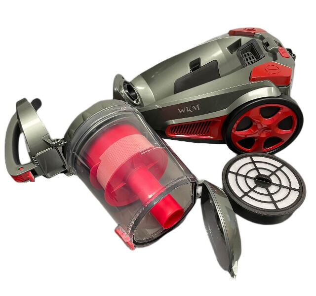 WKM PSC-2300W.17 Zyklon Boden Staubsauger rot 850W beutellos HEPA-FILTER 3L KapazitätBodenstaubsauger Reinigung