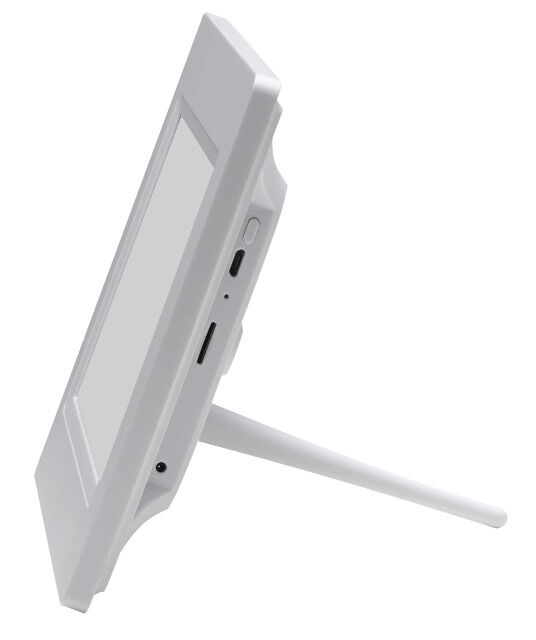 Denver PFF-710White Frameo 7 Zoll Digitaler Bilderrahmen weiss WiFi microSD 8GB Flash Fotorahmen Digital Bilder EEK: B