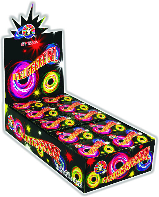 Feuerkreisel 10er Schachtel im Display 