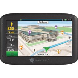 Navitel MS600 Navigationssystem 5 Zoll GPS mit Europa Karte vorinstalliert Navigationsgerät KFZ LKW Motorrad Routenplaner