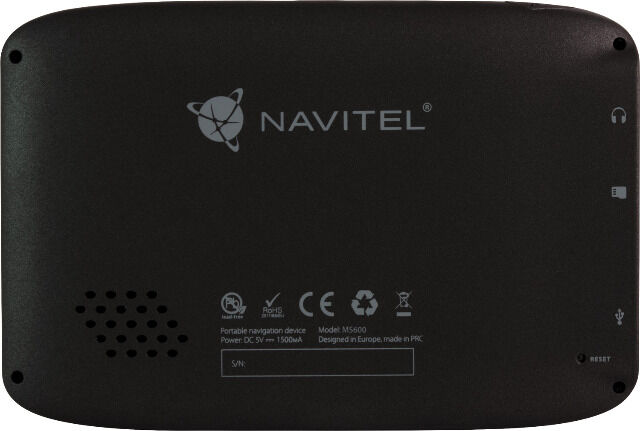 Navitel MS600 Navigationssystem 5 Zoll GPS mit Europa Karte vorinstalliert Navigationsgerät KFZ LKW Motorrad Routenplaner