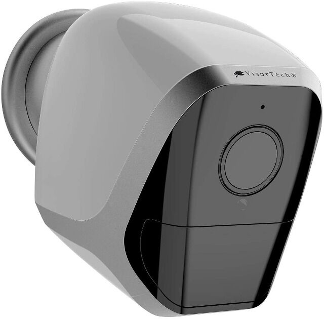 VisorTech IPC-680 Überwachungskamera WLAN mit App, 12 Monate Stand-by, 4 Akkus PIR Sensor Überwachung Kamera System Sicherheit Schutz 