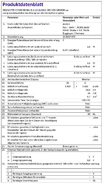 auvisio EZM-210 (ZX-5076-675) + WLAN-Stick Tragbarer Monitor Mobiler Full-HD-IPS-Monitor, 39,6 cm 15.6