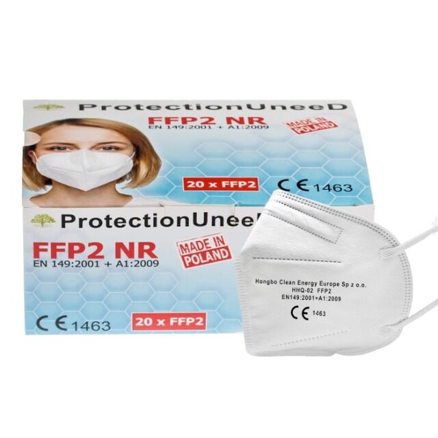 FFP2  Mund Nasen Schutz Masken EU Produktion Zertifikat CE 1463