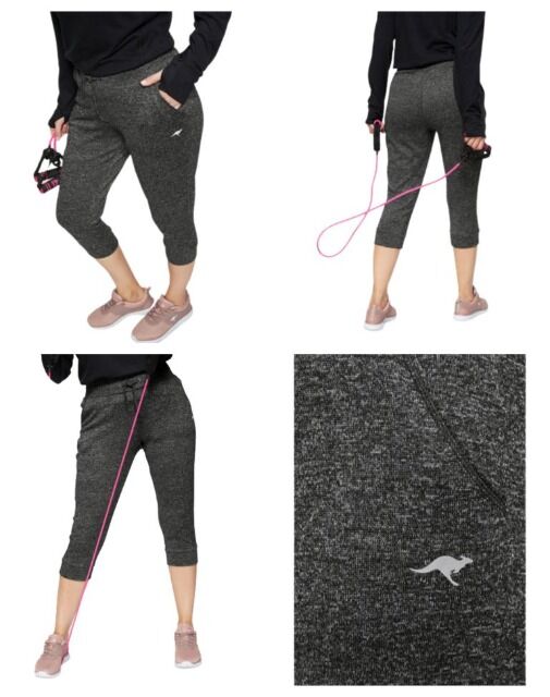 KangaROOS 3/4 pants ladies jogging pants gray
