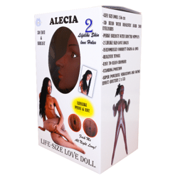 Bossoftoys - Alecia - Inflatable doll with real face - Extra pump - Erotic - Extra vibrating part - 59-00002