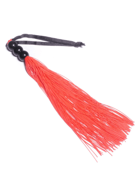 Bossoftoys - 61-00038 - Silikonpeitsche - Erotik 10 Zoll Peitsche - Rot - 26 cm - Attraktive Fensterfarbbox