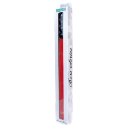 Bossoftoys - 61-00041 - Silikonpeitsche - 14 Zoll Peitsche - Erotik - Rot - 37 cm - Attraktive Fensterfarbbox