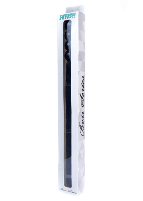 Bossoftoys - 61-00042 - Silikonpeitsche - Erotik - 14 Zoll Peitsche - Schwarz - 37 cm - Attraktive Fensterfarbbox