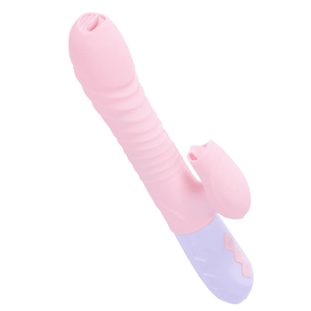 Bossoftoys - 63-00051 - Wibrator-Silicone Vibrator - USB Oplaadbaar - 7 Functies en Stuwfunctie - Verwarming - Roze