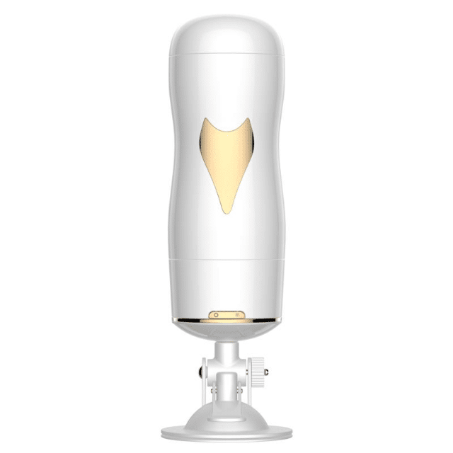 Bossoftoys - 63-00055 - Masturbator Weiß - Vibrierender Pussy-Masturbator - Saugnapf - 7 Vibrationsmodi - 28 CM / 11 Zoll - Flesh