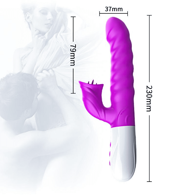 Bossoftoys - 63-00058 - Vibrator Silicon - Vibrator - 7 Funktionen und Heizmodus - Wiederaufladbar