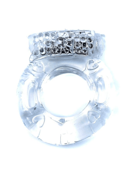 Bossoftoys - 67-00039 - Vibrierender Cockring - Transparent - inklusive Batterien - verpackt im Plastikbeutel