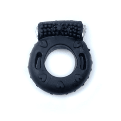 Bossoftoys - 67-00042 - Vibrierender Cockring - Schwarz - Batterien inklusive - verpackt in Plastikbeutel