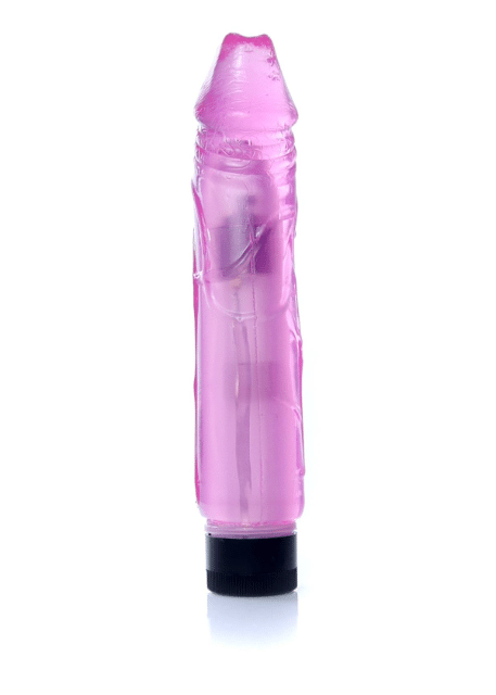 Bossoftoys - 67-00073 - Real Skin - Realistic vibrator - Juicy jelly Pink - 22 m- Dia 4 cm - Multispeed