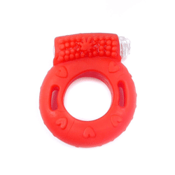 Bossoftoys - 67-00041 - Vibrierender Penisring - Rot - inklusive Batterien - verpackt in Plastiktüte