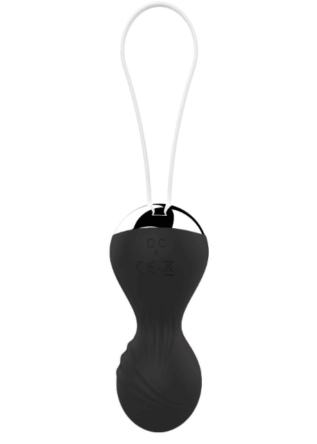 Bossoftoys - 22-00025 - Vibrierende Kegelkugeln - Silione - Gesamtlänge 8 cm - Durchmesser 3/3,5 cm - Fernbedienung mit 10 Funktionen - Wied