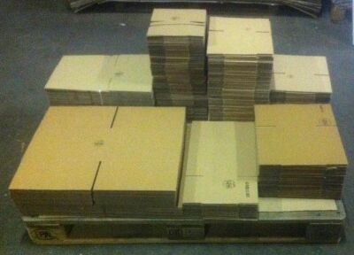 B-Ware Versandkartons 220 Stück im Mix siehe Beschreibung 