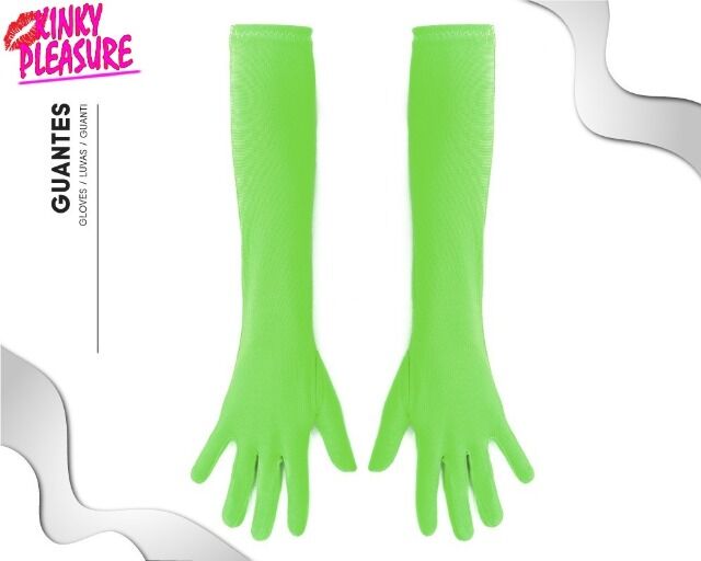 Kinky Pleasure - Fun Products - Handschuhe lang - Grün - PL079