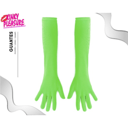 Kinky Pleasure - Fun Products - Handschuhe lang - Grün - PL079
