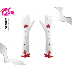 Kinky Pleasure - Fun Products - Handschuhe lang - Herz - PL075