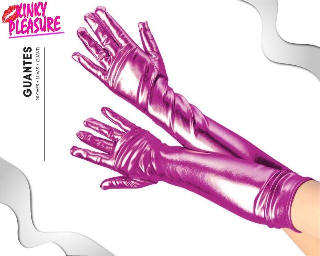 Kinky Pleasure - Fun Products - Handschuhe lang - Lila - PL073